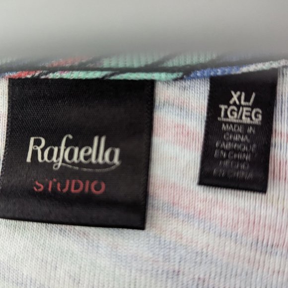 Rafaella Studio Multi-colored sleeveless top size XL - Picture 4 of 9